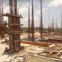 VKL-Santhi-Homes-Santhigiri-Pothencode-8th-floor-steel-work-in-progress-1