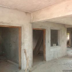 VKL-Santhi-Homes-internal-corridor-Plastering-in-progress